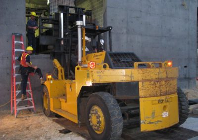 Placing 20,000 lbs. generator at a university in Baltimore City, MD.