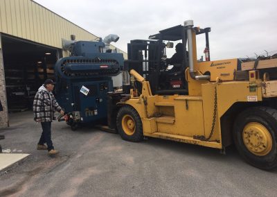 Installing a 34,000 lbs Matsuura Vertical Machining Center