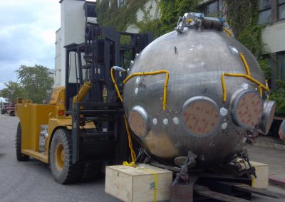 Moving a one of a kind 13,000 lbs RHOV Sphere Sub