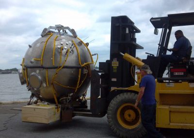 Moving a one of a kind 13,000 lbs RHOV Sphere Sub